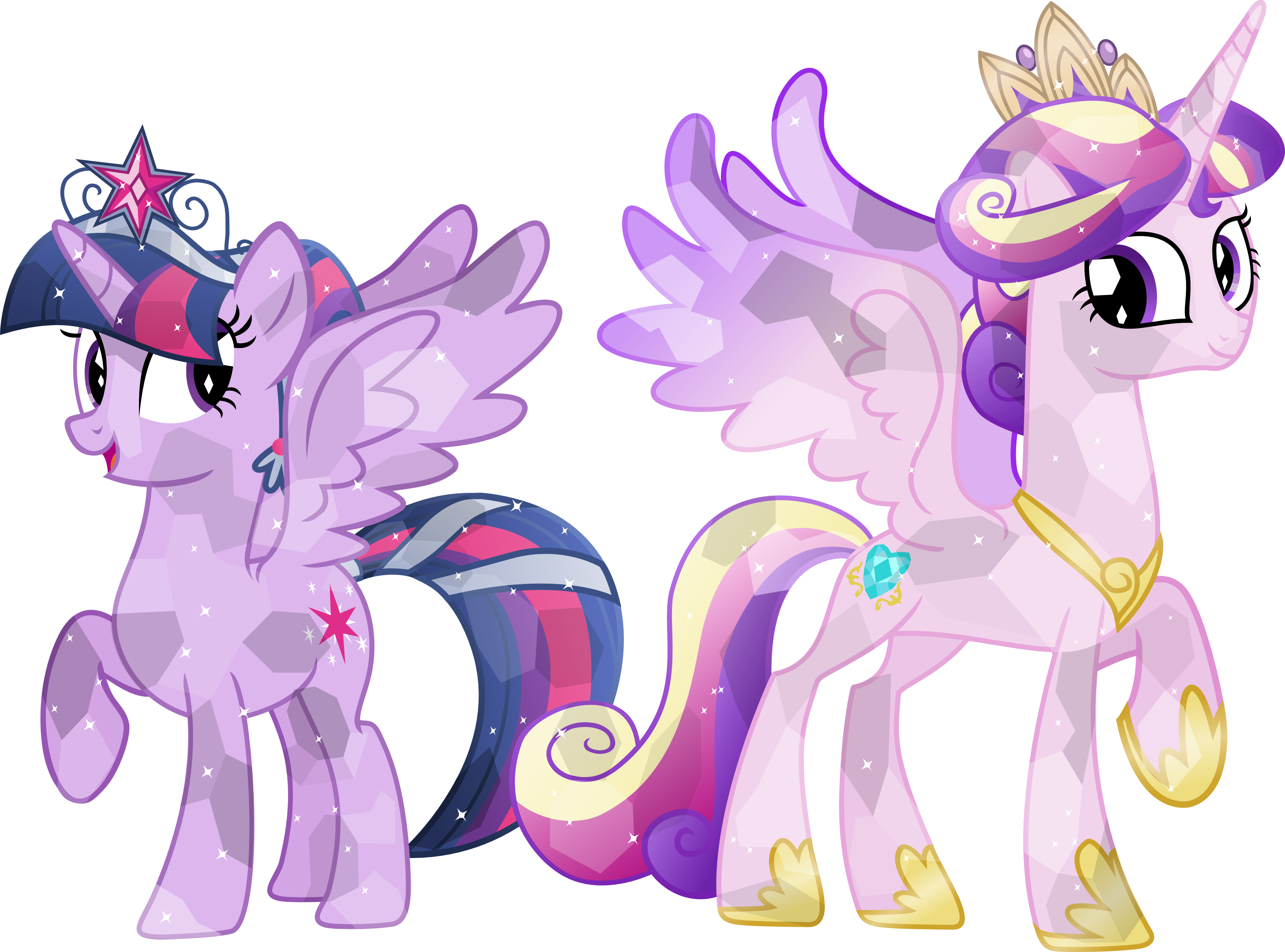 Crystal Princess Twilight And Princess Cadence By Hampshireukbrony - Princess Twilight Sparkle Crystal (4117x3050)