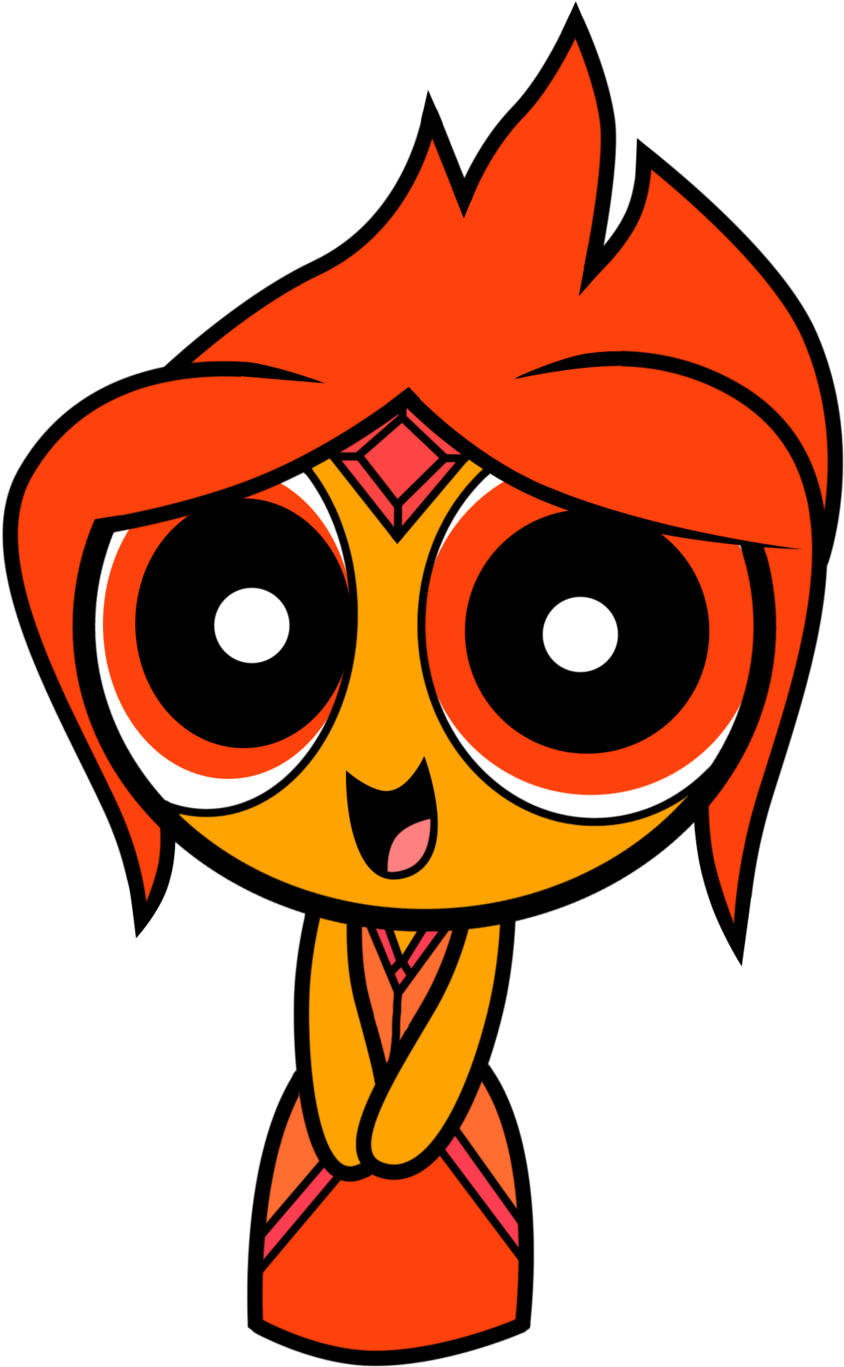 Powerpuff Flame Princess - Princess Bubblegum (900x1396)