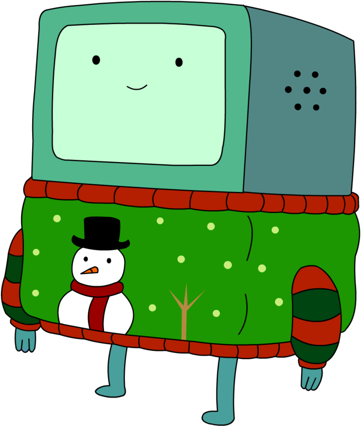 Xmas Bmo From Adventure Time Png By Princessxsofia - Adventure Time Bmo No Background (894x894)