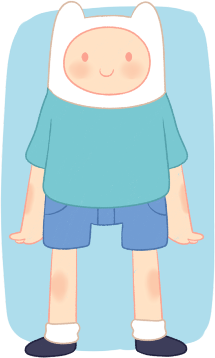 My Goal When Drawing Finn Is To Draw Him As Cute As - Cartoon (466x750)