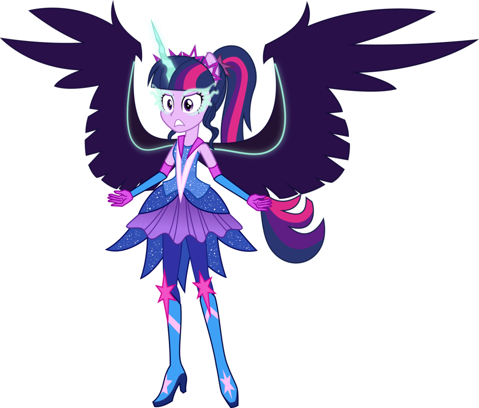 Super Ponied Up Midnight Twi By Osipush - My Little Pony: Friendship Is Magic (968x825)