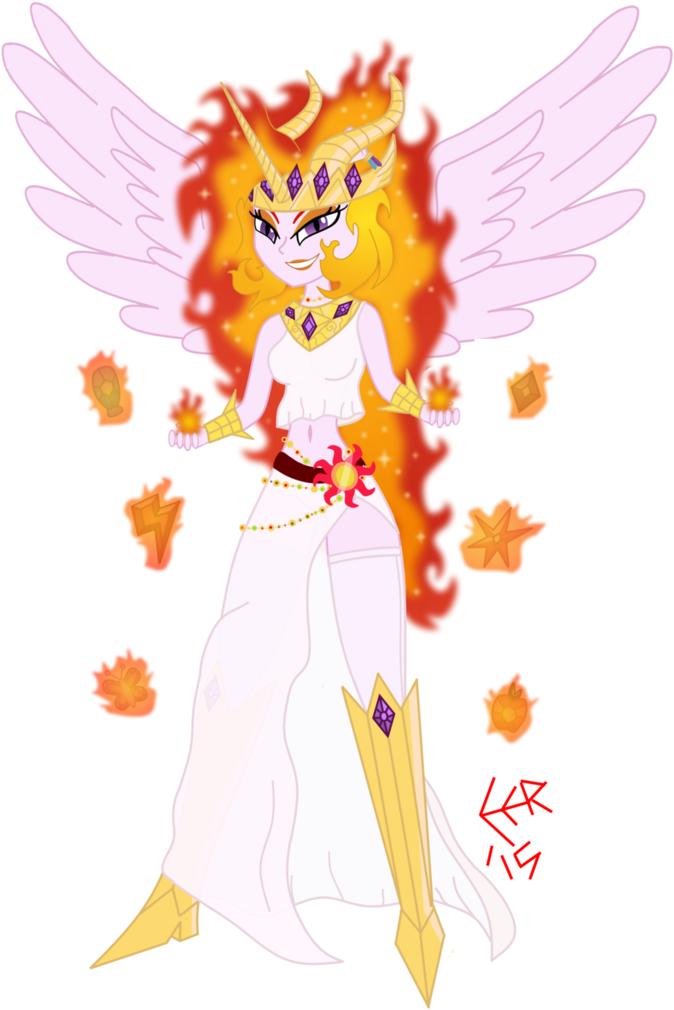 Nightmare Star, Fallen Sun Goddess By E E R - Nightmare Star Equestria Girl (706x1132)