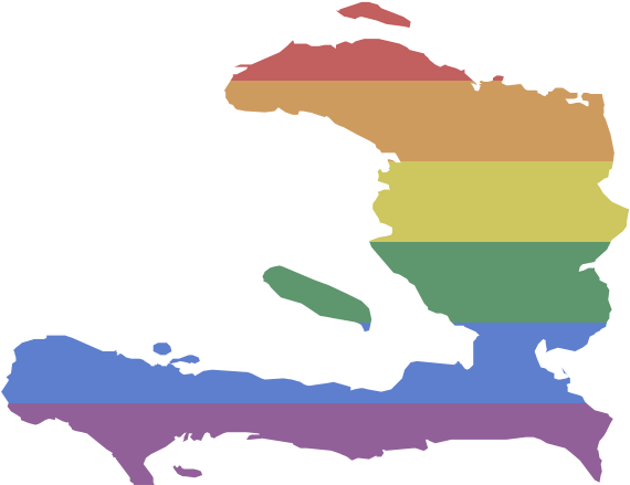 Lgbt Haiti - Haiti Vector (600x600)