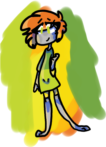 Lgbt Challenge 17- Hermaphrodite By Smalllesbean144 - Cartoon (663x900)