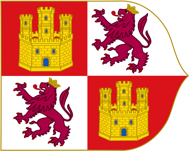 Columbus Standard - Spain Flag In The 15th Century (624x504)