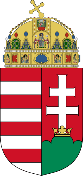 Flags Europe - Hungarian Coat Of Arms (284x600)