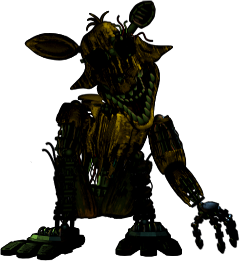 Golden Phantom Foxy By Tommysturgis - Phantom Foxy (510x560)