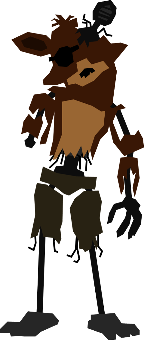 Phantom Foxy By Samueljellis - Fnaf 3 Phantom Foxy (479x1125)