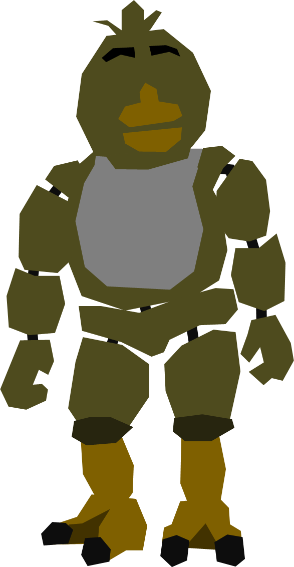 Phantom Chica By Samueljellis - Fnaf 3 Phantom Chica (587x1132)