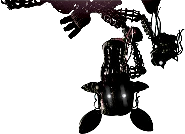 Phantom Mangle Render By Roxasxiikeys - Five Nights At Freddy's 3 Phantom Mangle (396x311)