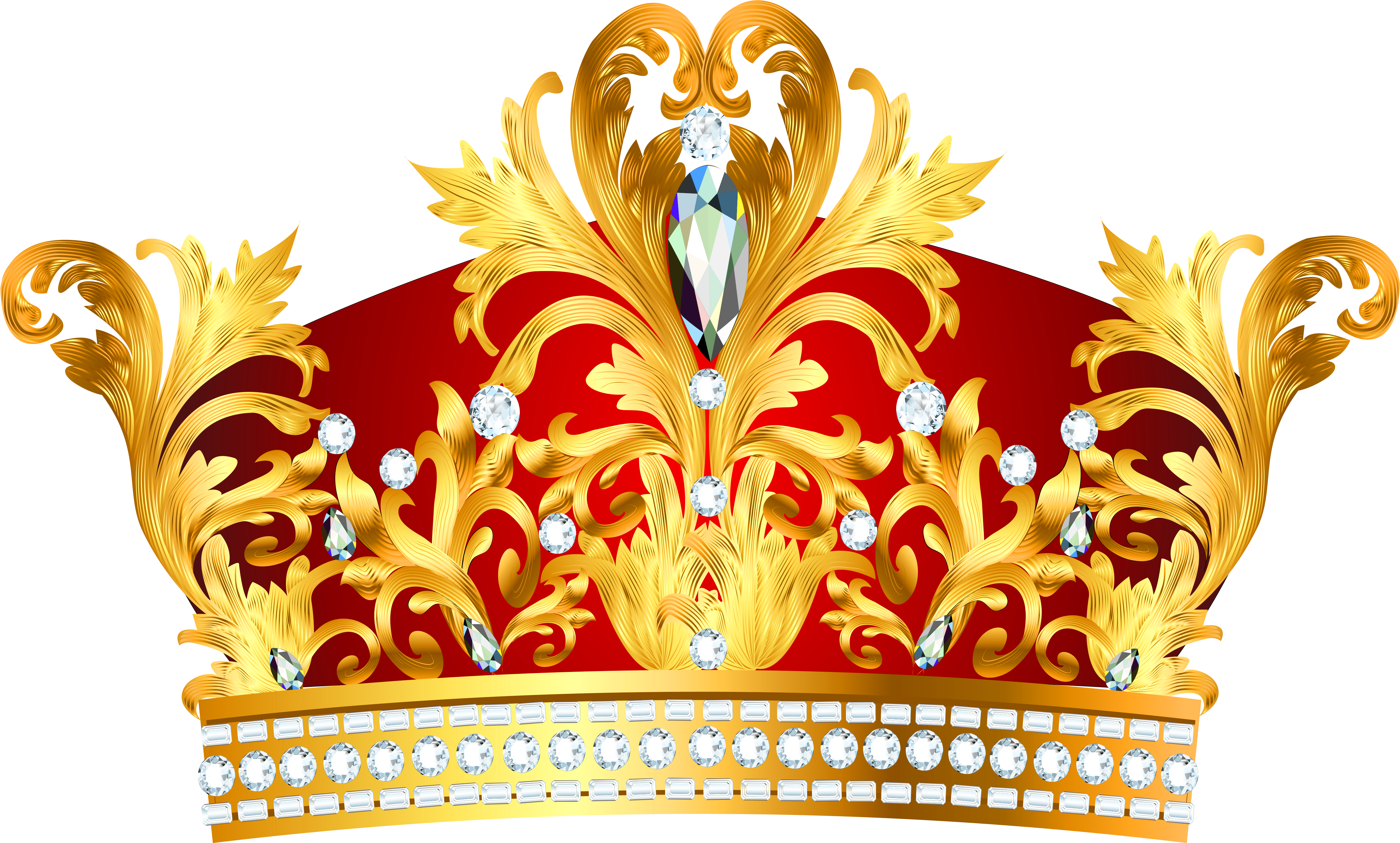Crown Royal Clipart Transparent Background - Queen Crown Png (5292x3294)
