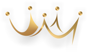 Gold Crown Vector Png - Glass (389x346)