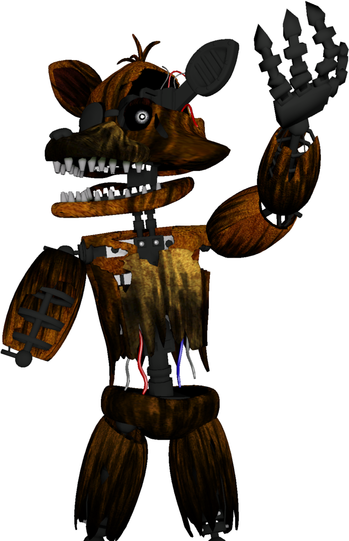 Phantom Foxy [render] By Arrancon - Minecraft (736x1085)