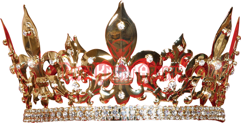 Royal Ceremonial Gold Crown Gemstones Red Stock Vector - Maskworld König Artus Krone (850x850)