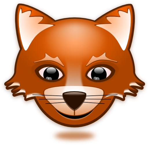Little Fox Smiley By Mondspeer - Cartoon (550x500)
