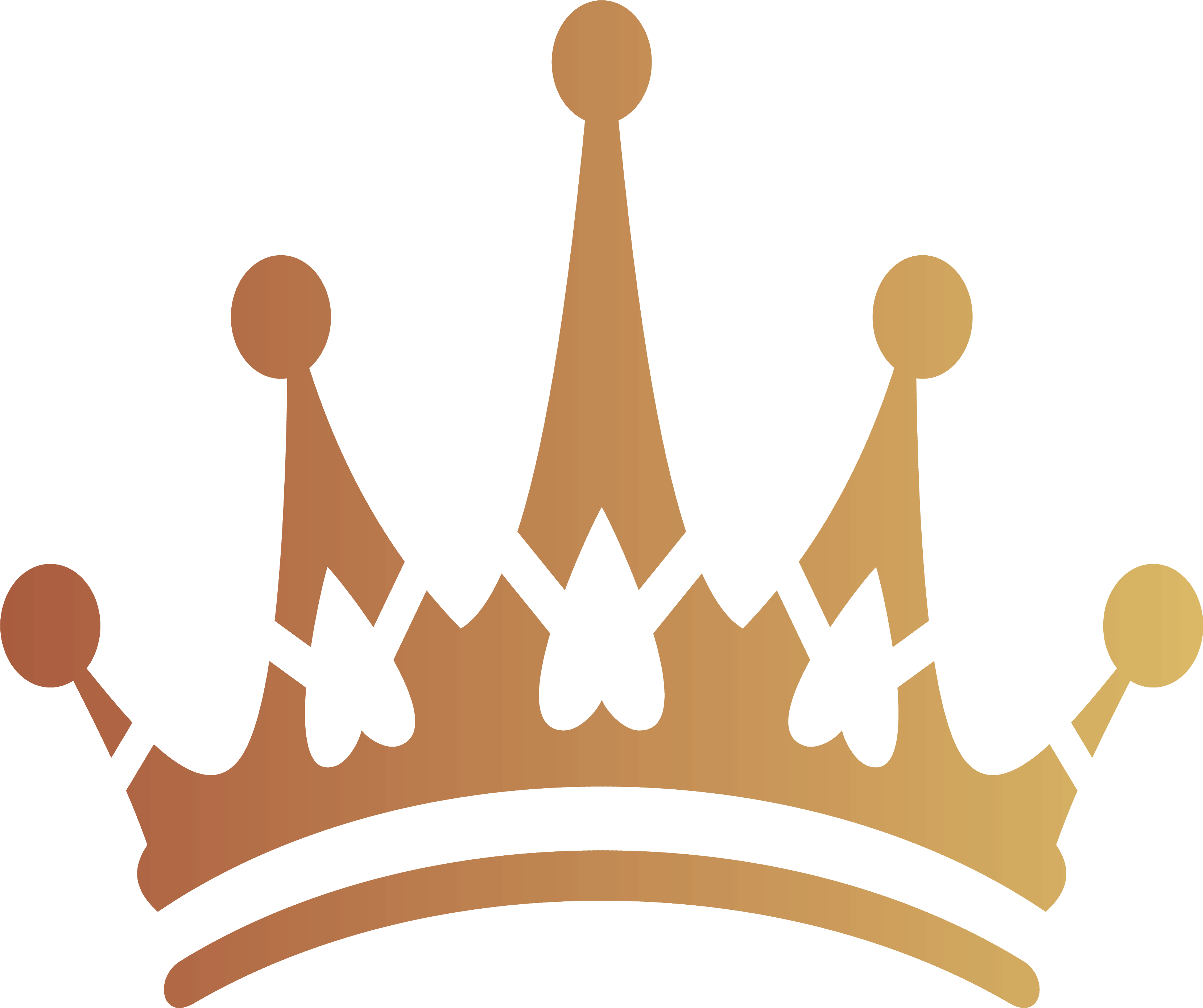 Golden Crown Design - King Crown Svg (3317x2818)