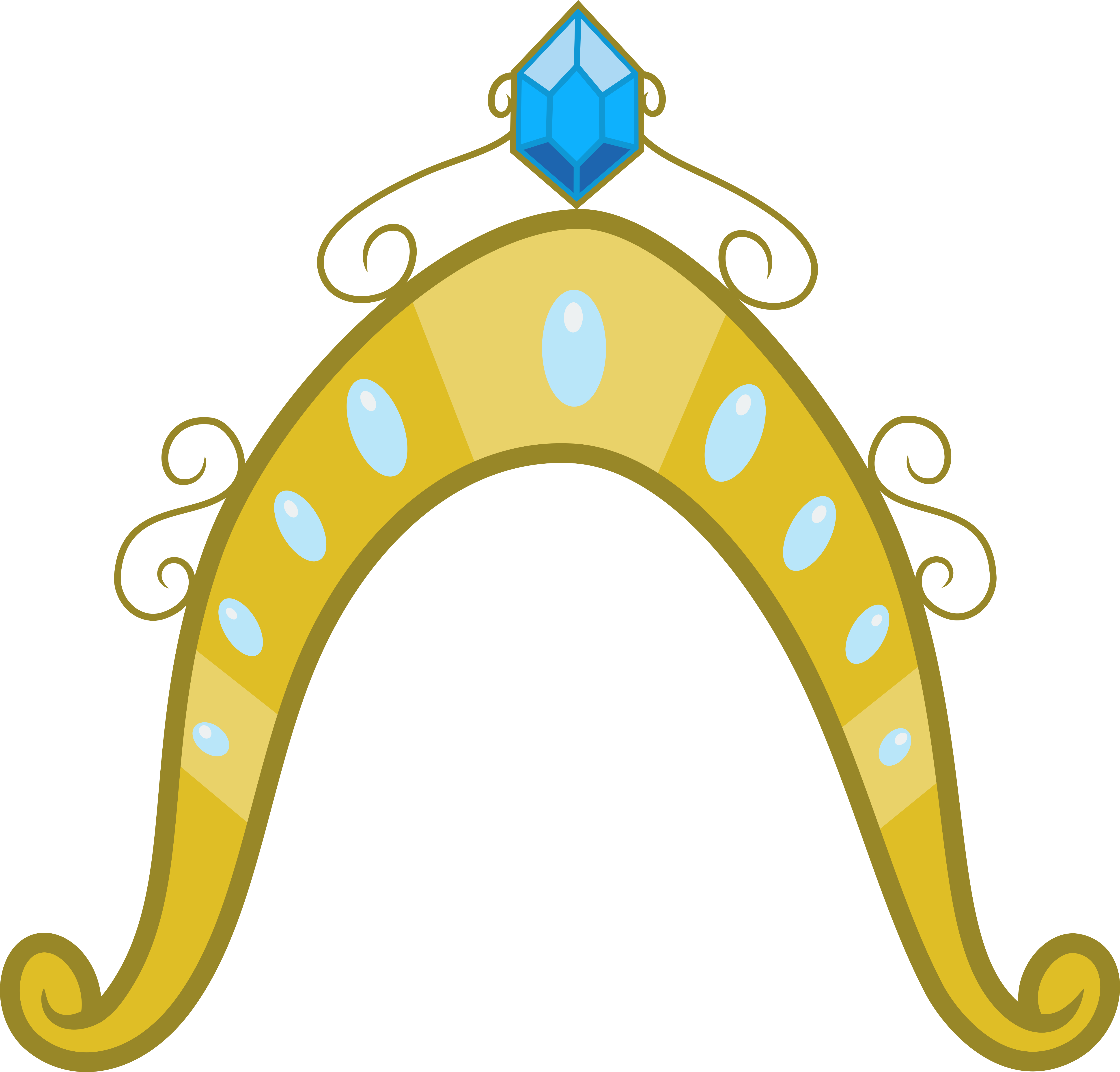 My Little Pony Rarity Crown (5000x4786)