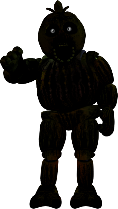 Phantom Chica In A Different Pose By Framedblaze - Phantom Freddy (395x700)