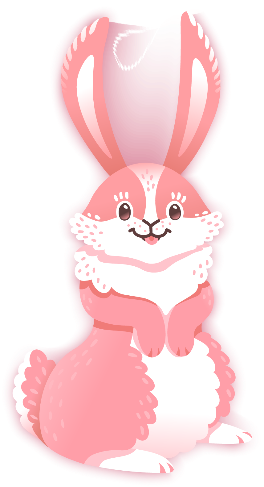 Tubes, Clipart De Páscoa - Rabbit (859x1586)