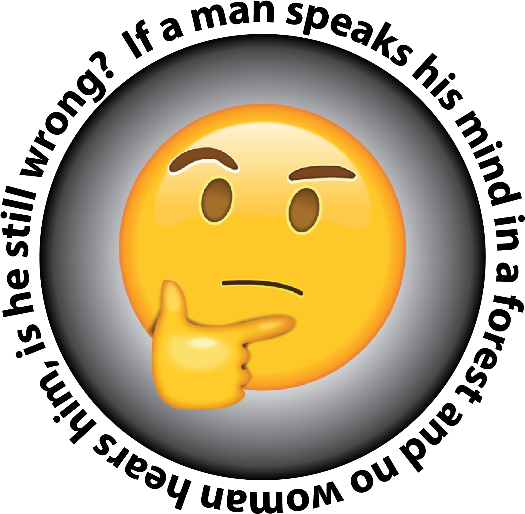 If A Man Speaks His Mind In A Forest And No Woman Hears - Hempstead Public Schools Logo (1770x1770)