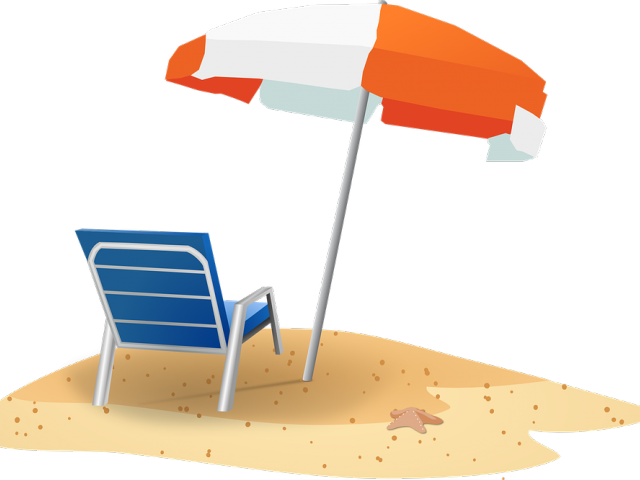 Seashore Clipart Transparent - Sunny Beach Clip Art (640x480)