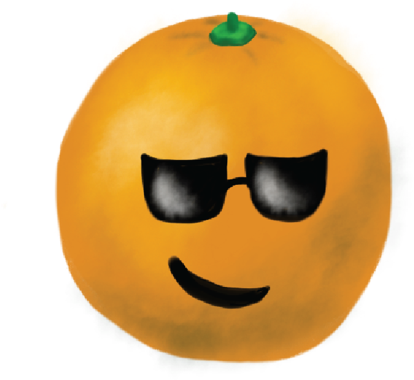 Fruits By Bernice Lin Messages Sticker-10 - Jack-o'-lantern (618x618)