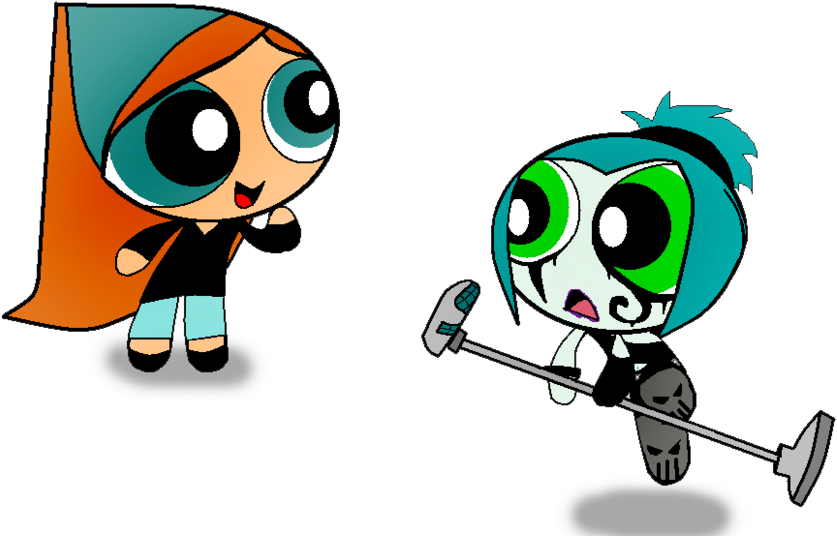 Danny Phantom In Ppg Form Collab By Art In Heart4va - Danny Phantom Ppg (900x575)