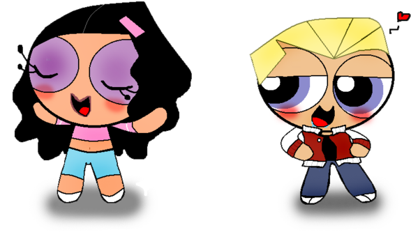 Danny Phantom In Ppg Form Collab Next By Art In Heart4va - Ppg Ms Paint Base (600x351)