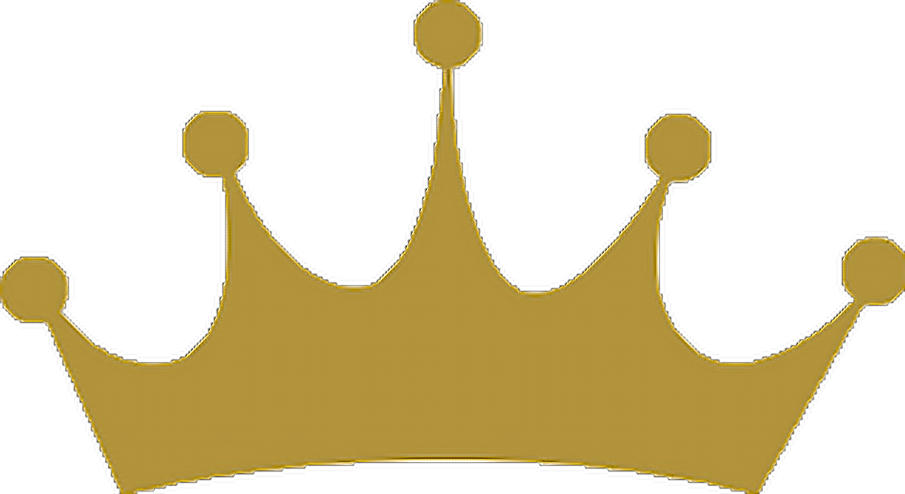 Crown Sticker - Crown Clipart Transparent Background (1268x692)