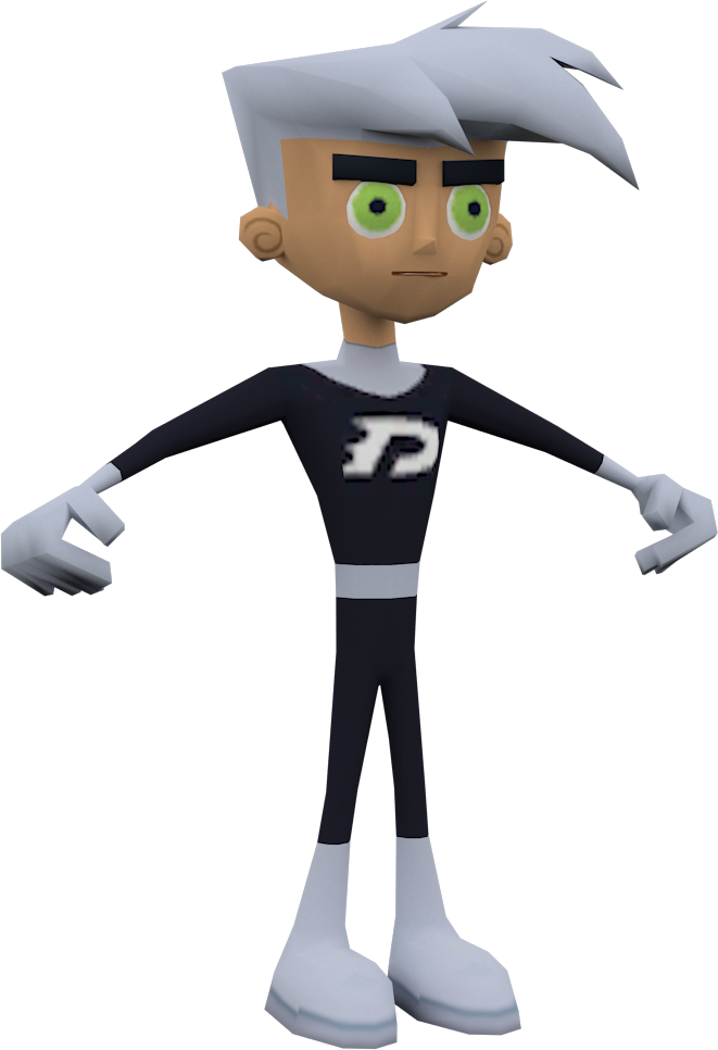 Danny Phantom Model By Crasharki - Nicktoons Attack Of The Toybots Danny Phantom (661x966)