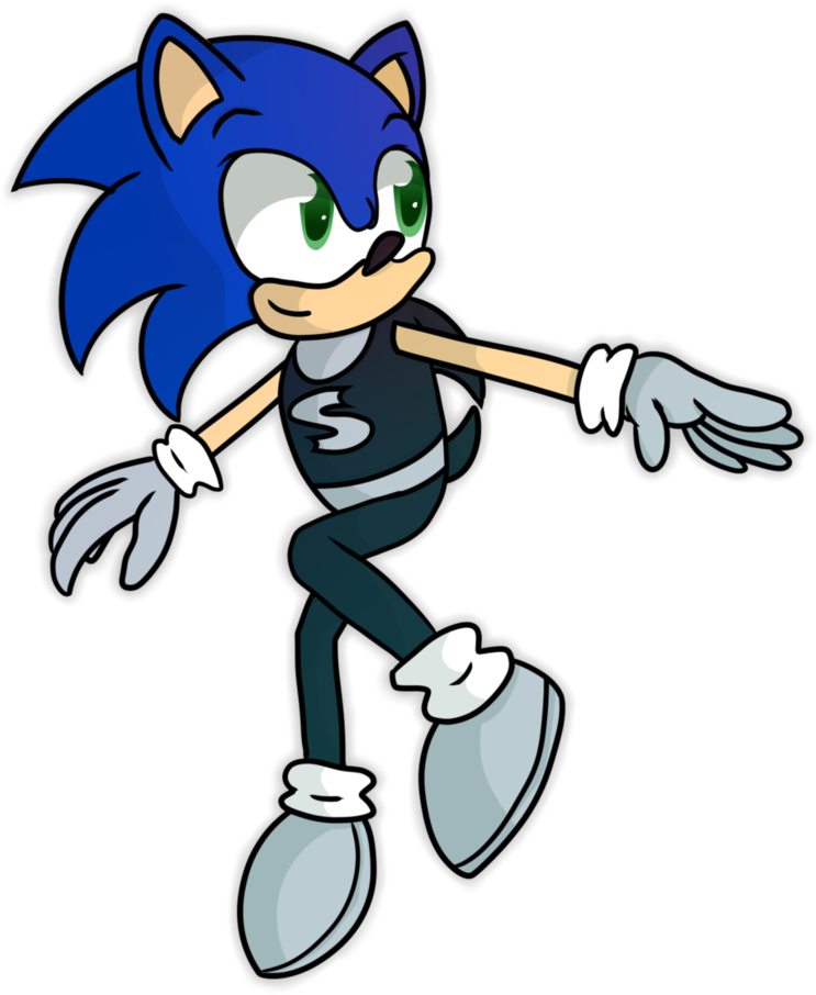 Sonic/danny Phantom Crossover By Blue-rainfall - Danny Sonic (831x961)