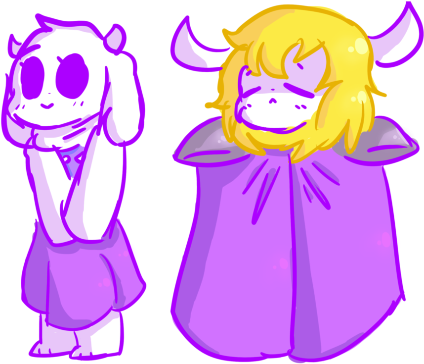 Toriel And Asgore By Phantom Soda 84 - Cartoon (982x814)