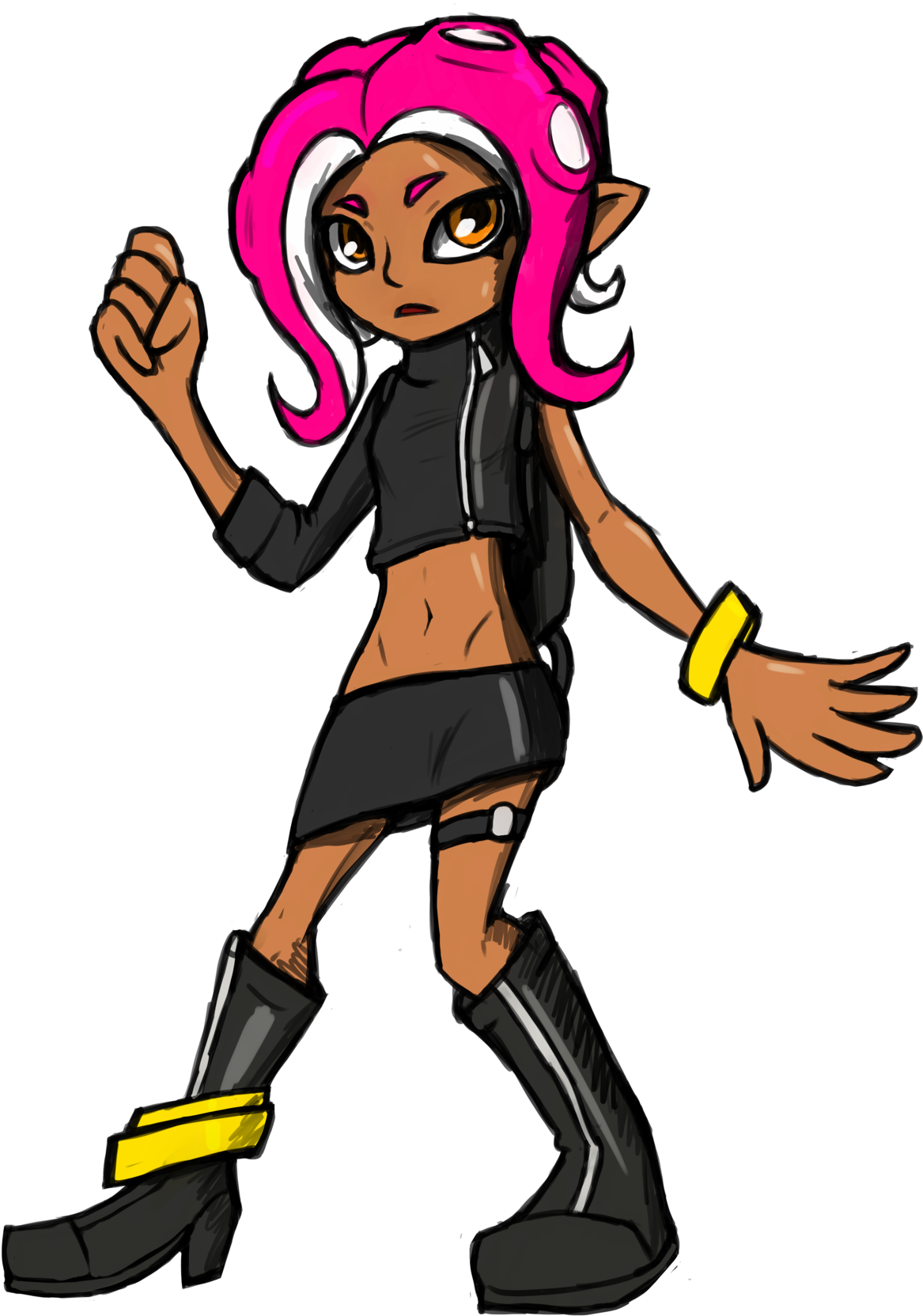 A Phantom Of My Former Self Agent 8 From The Octo Expansion - Splatoon Agent 3 Octo Expansion (1280x1729)