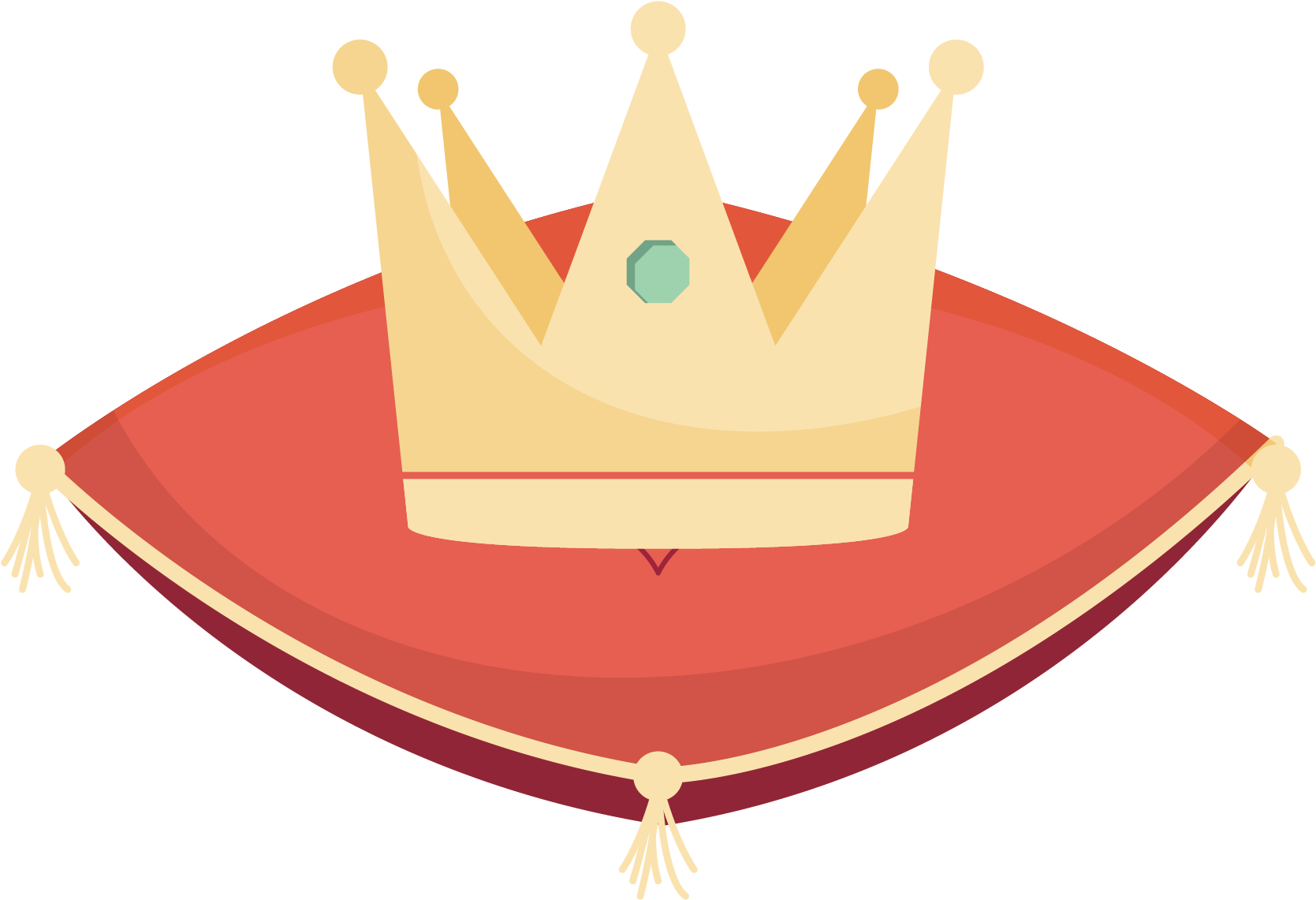 Vector Flat Crown - Vector Flat Crown (1875x1875)