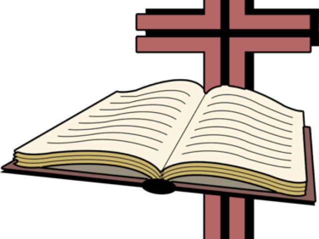 Bible And Cross Clipart - Bible (640x480)