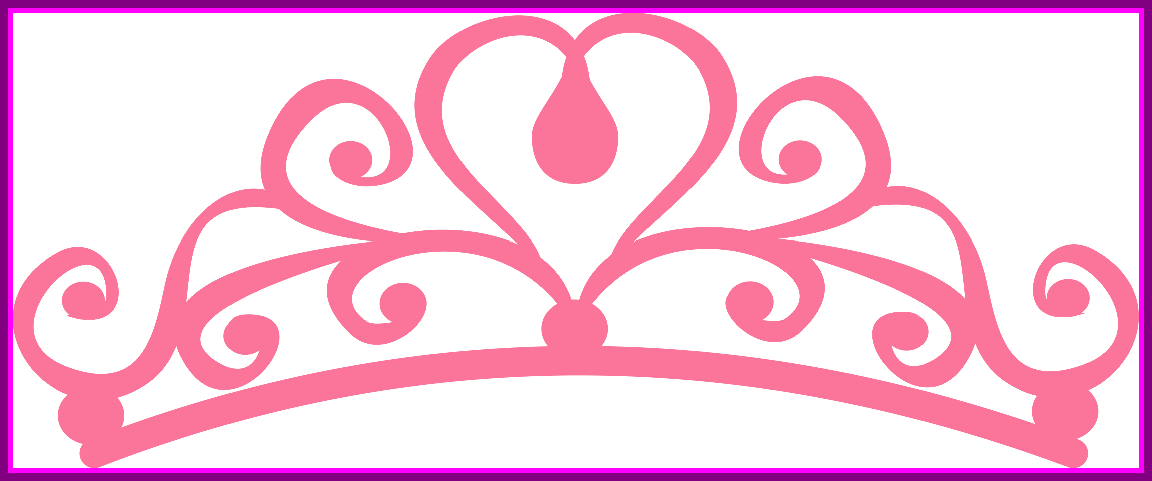 Inspiring For U Tiara Ink Tattoo Cricut Picture Of - Princess Crown Clip Art (2299x960)