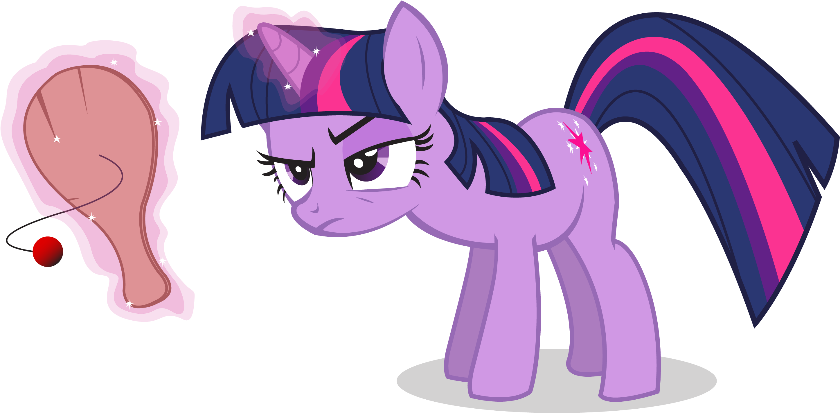 Mrsketchcity, Female, Glowing Horn, Magic, Mare, Paddleball, - Twilight Sparkle (3000x2000)