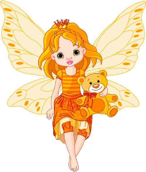 All Cartoon Funny Baby Fairies Clip Art Images Are - Yellow Fairy Cartoon (600x600)