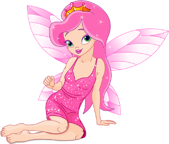 Pink Fairies Cartoon Clip Art Images - Fairies Cartoon (600x600)