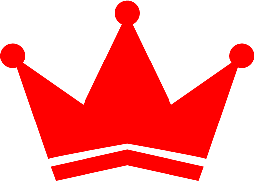 Red Crown Icon Png (512x512)