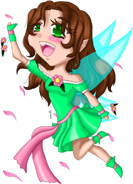 Cute Fairies Cartoon Clip Art Images - Cartoon (600x600)