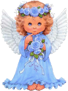 Cute Baby Images - Animated Thank You Angels (400x400)