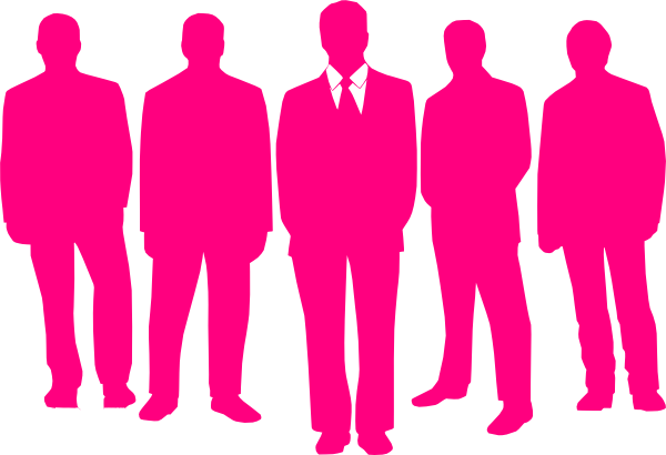 Men Clipart Black And White (600x410)
