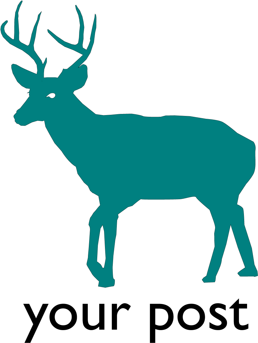 White-tailed Deer Silhouette Clip Art - White-tailed Deer Silhouette Clip Art (896x1204)