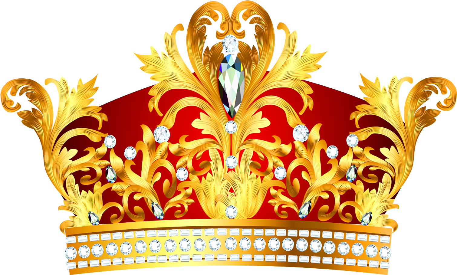 Crown Clipart Transparent Background - Queen Crown Png (1600x1096)