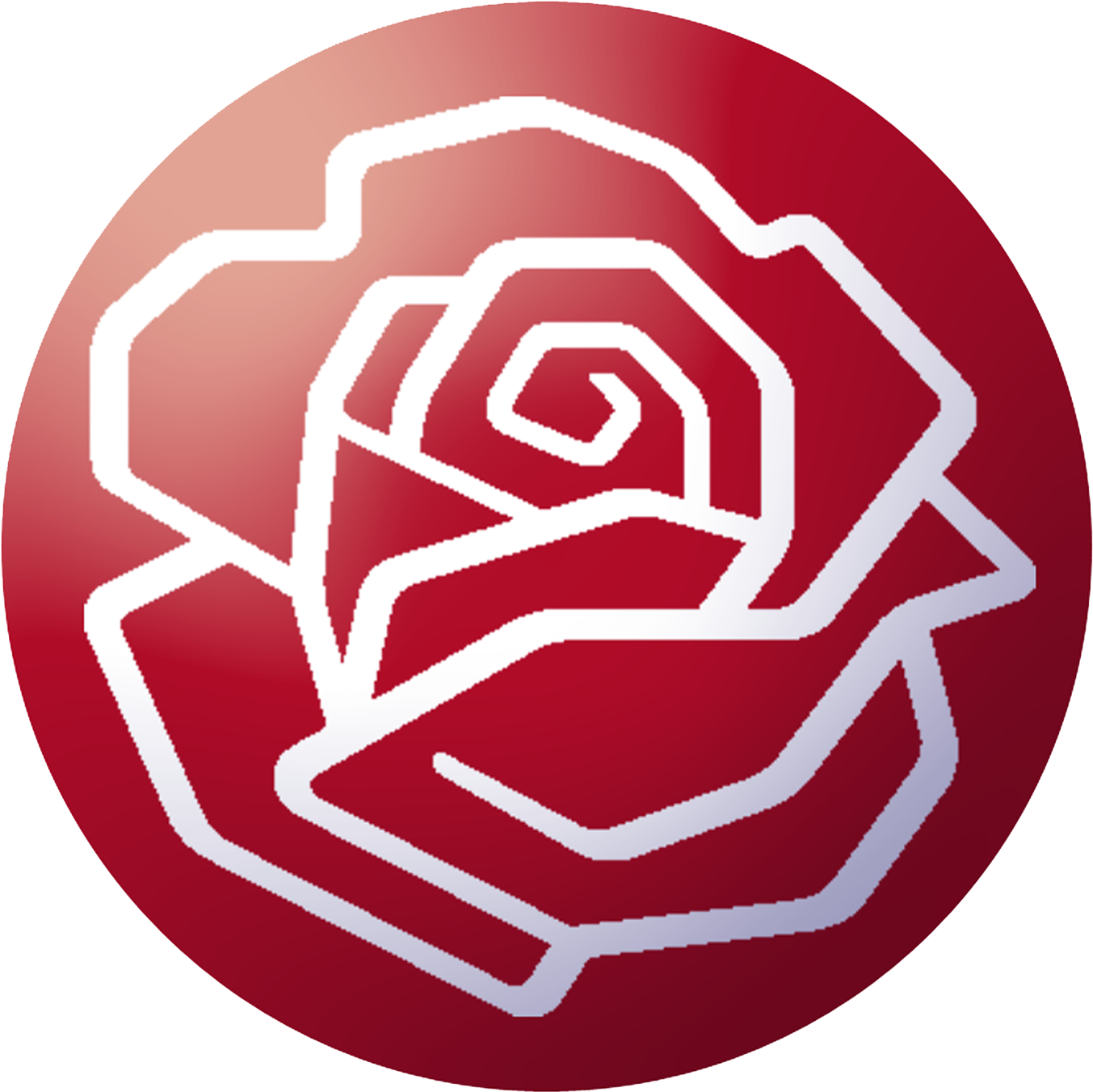 Social Democracy Political Party Democratic Socialism - Socialist Rose Png (1452x1452)