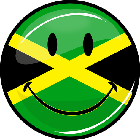 Mexican Canadian Flag Gifts - Jamaikanisches Zuhause-lächelnder Mousepads (472x472)