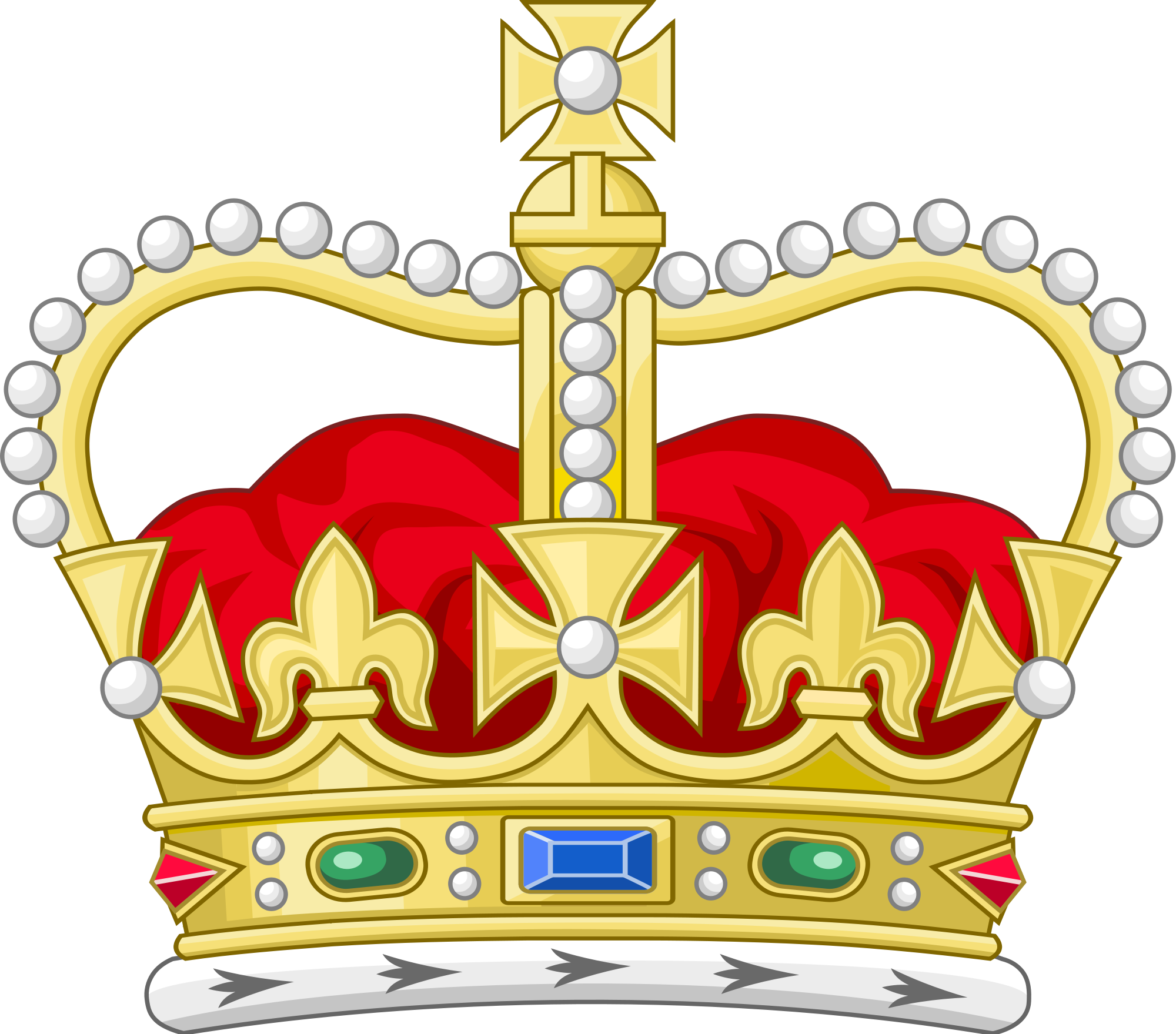 Monarchy Crown Clipart - Queen Elizabeth Crown Vector (2000x1759)