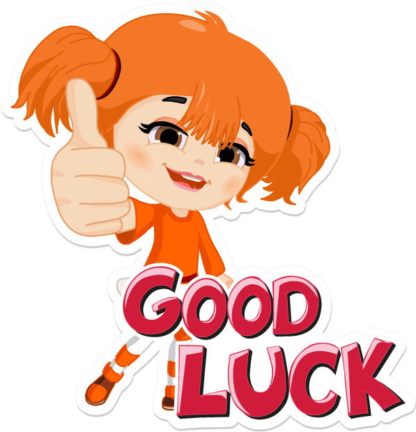 Good Luck Sticker Facebook (650x650)