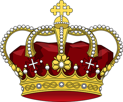 Crown Jewel Jewellery Jewelry King Monarch - Crown Cartoon (410x340)